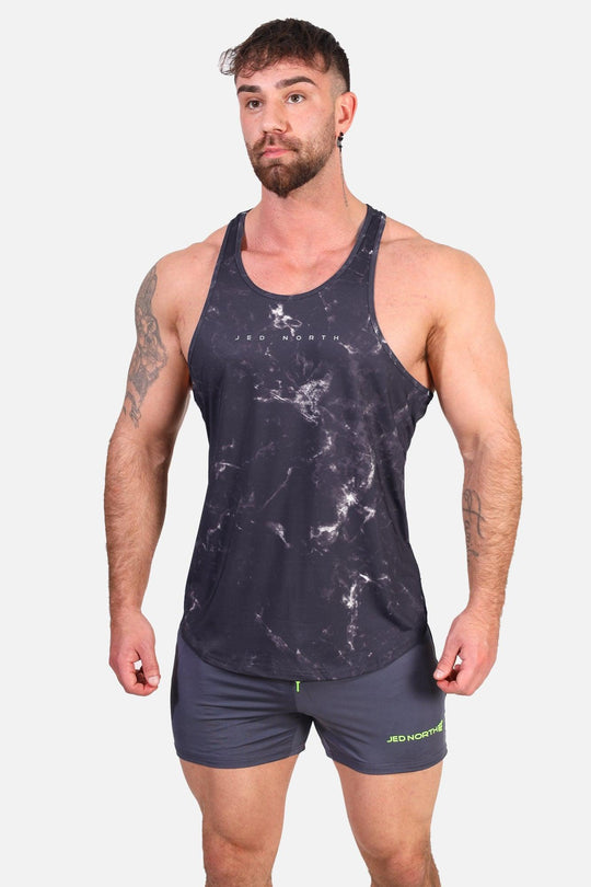 Graphic Muscle Stringer - Marble
