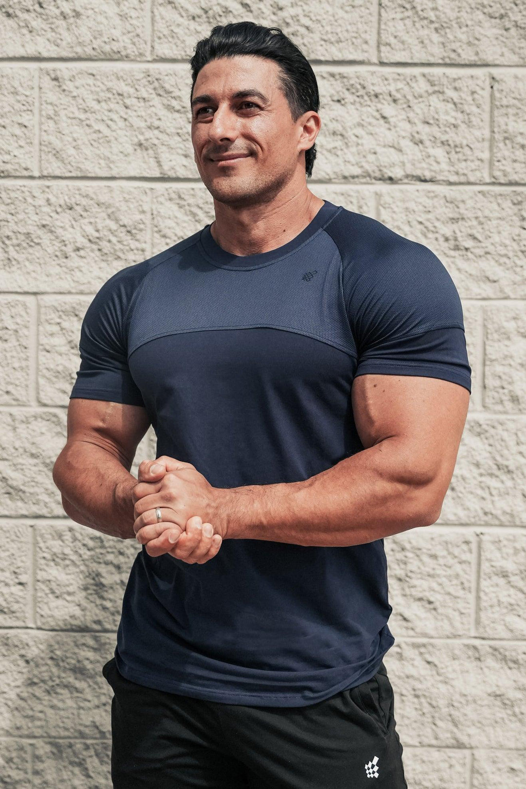 Core Mesh Workout T-Shirt 2.0 - Navy