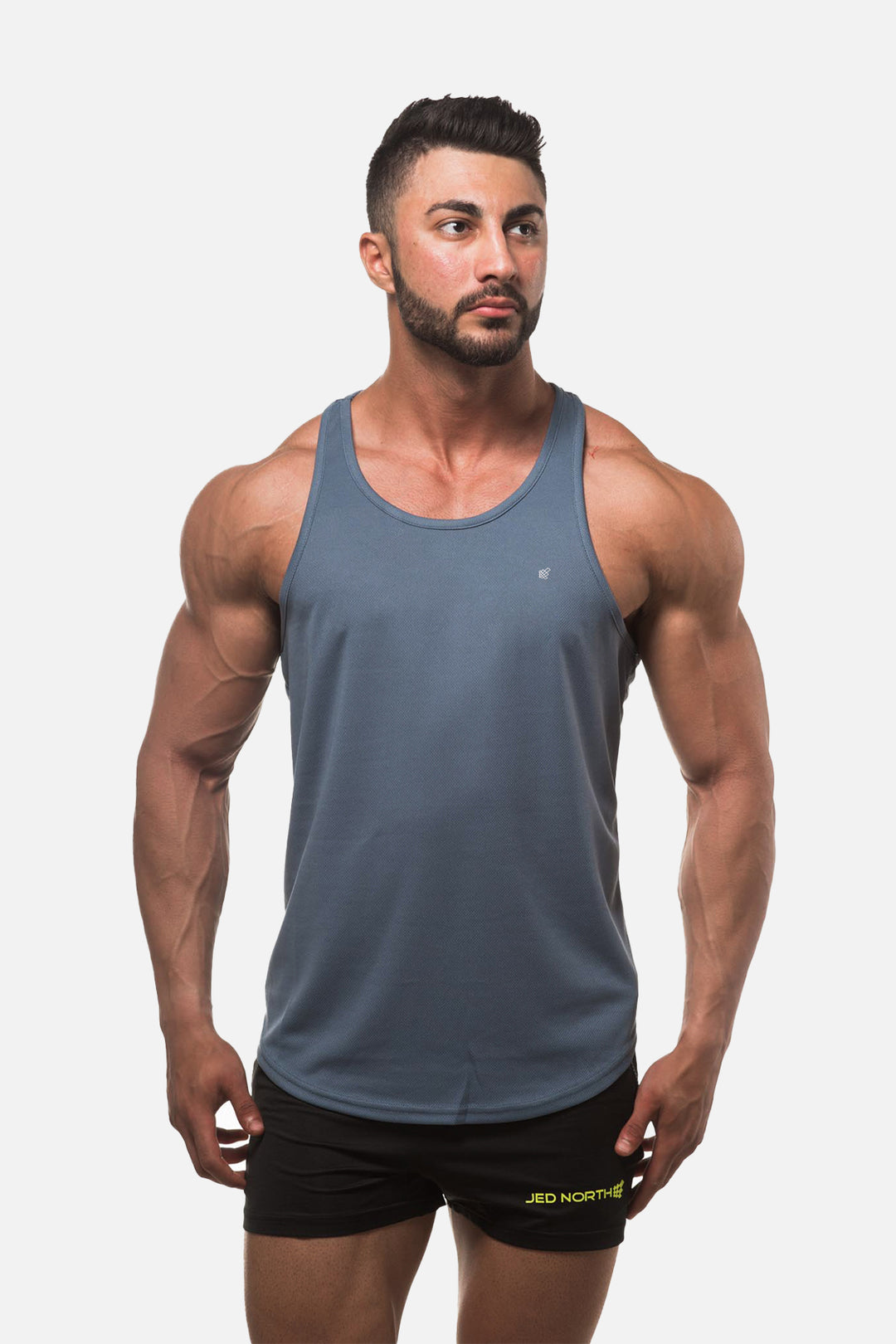 Fast-Dry Bodybuilding Workout Stringer - Gray