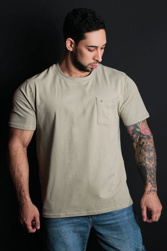 Classic Premium Pocket T-Shirt - Pistachio Green