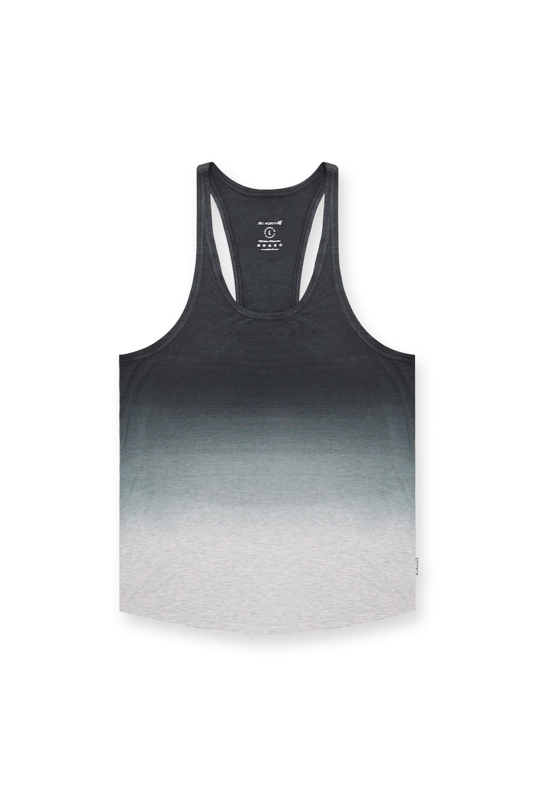 Classic Bodybuilding Racerback Stringer - Gray Ombre