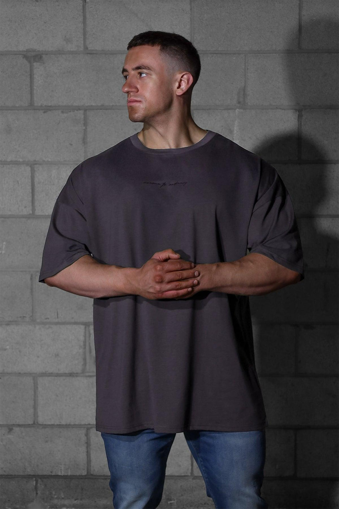 Energy Oversized T-Shirt - Dark Gray