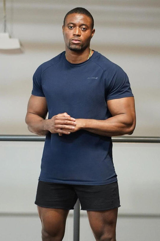 Titan 2.0 Muscle-Fit T-Shirt - Navy