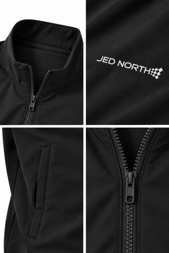 Premium Athletic Training Jacket - Black