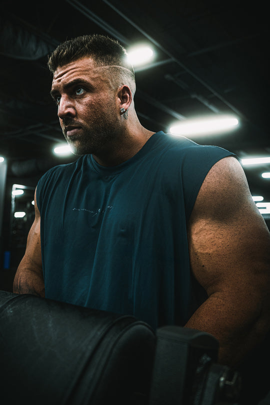 JN Active Muscle Tee - Navy Blue