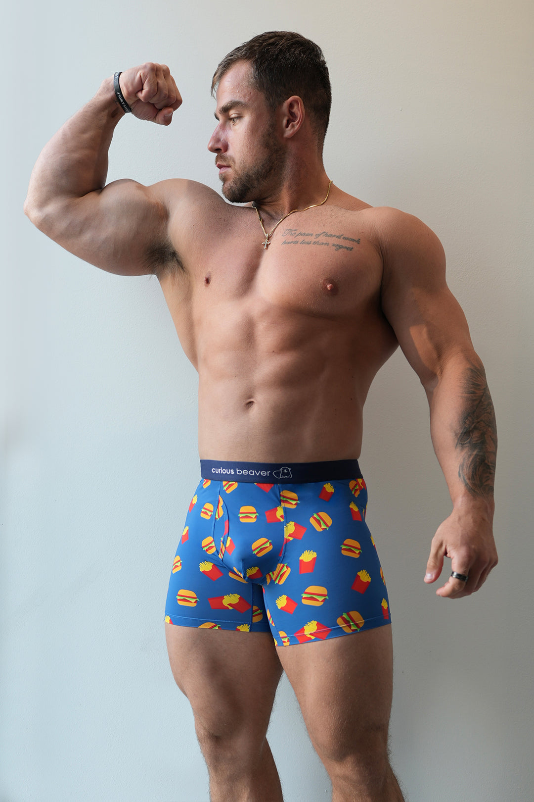 Men's Boxer Briefs - Burgers