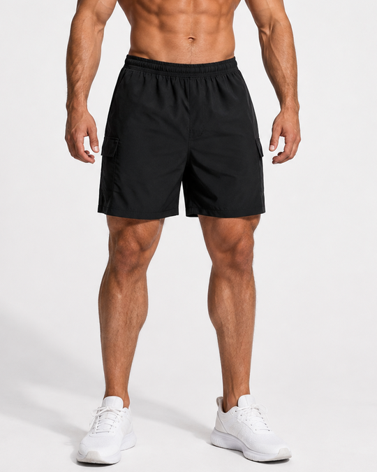Trek 4.5" Cargo Shorts - Black