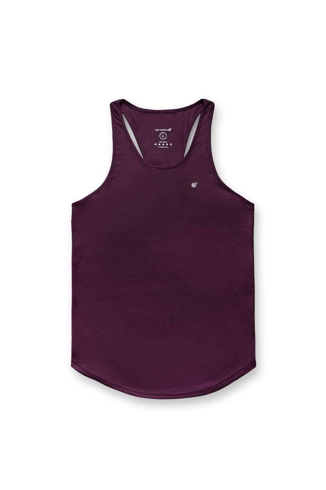 Fast-Dry Bodybuilding Workout Stringer - Dark Purple - Jed North