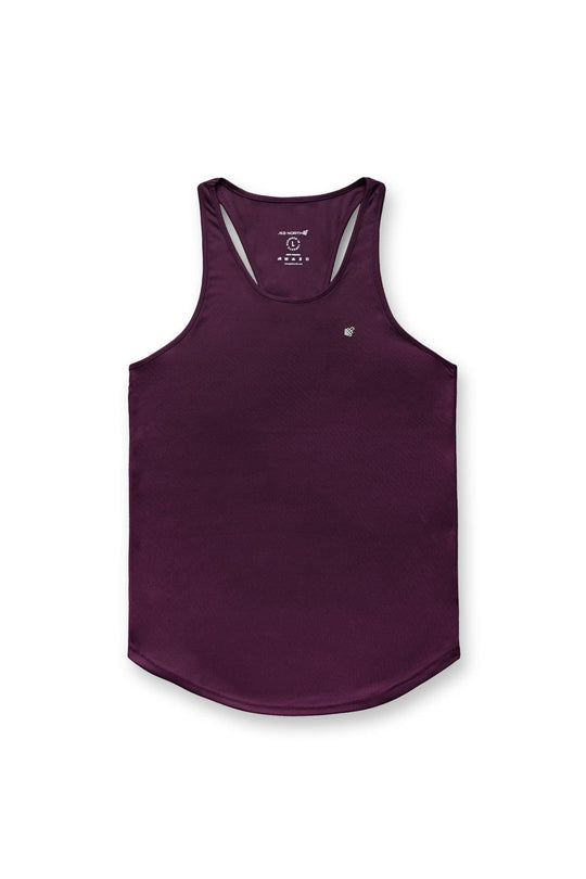 Fast-Dry Bodybuilding Workout Stringer - Dark Purple - Jed North