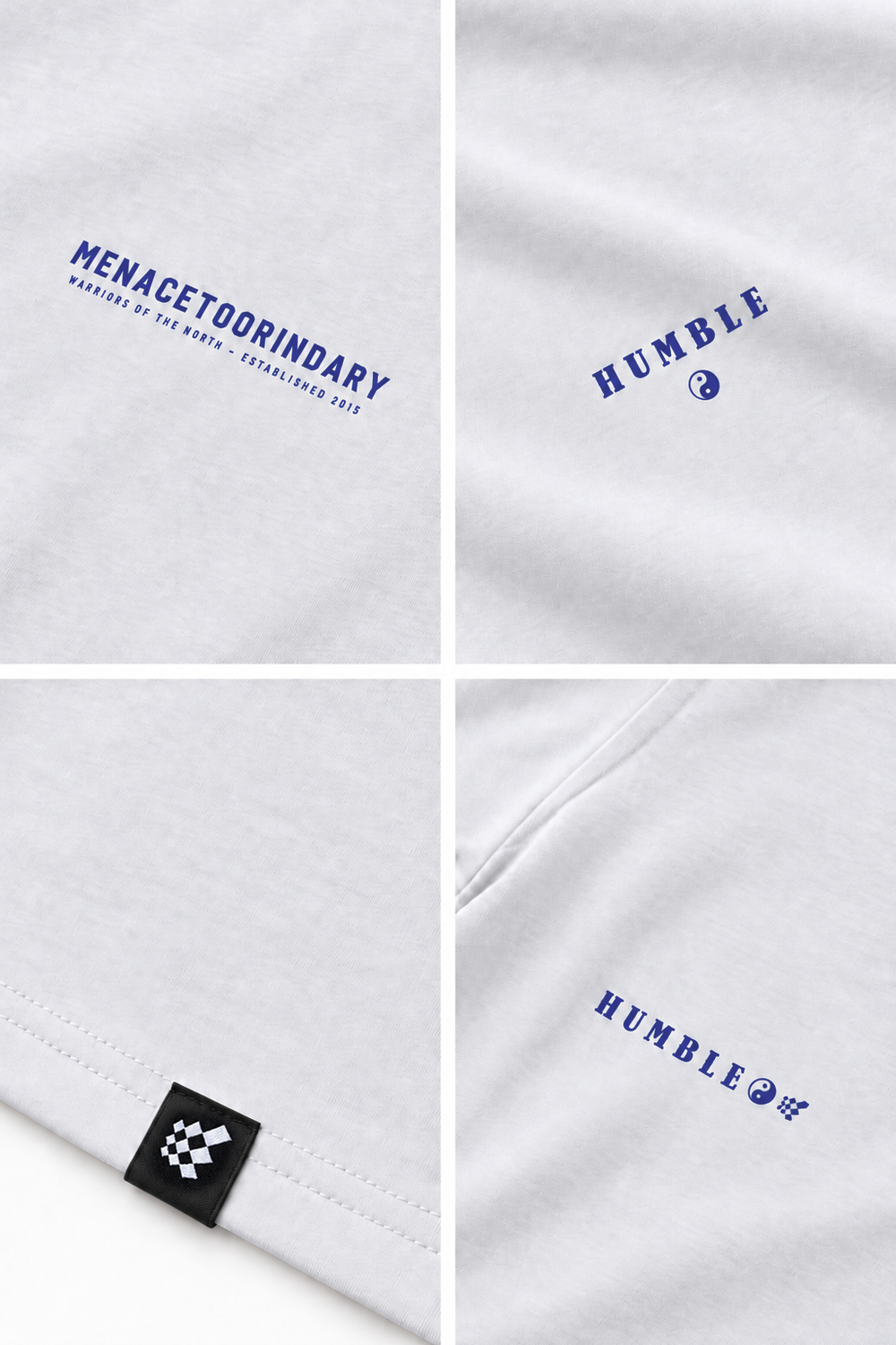Energy Oversized T-Shirt - Humble Logo White