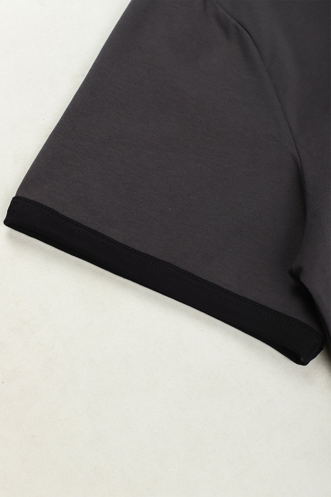 Muscle-Fit Ringer T-Shirt - Stone Gray