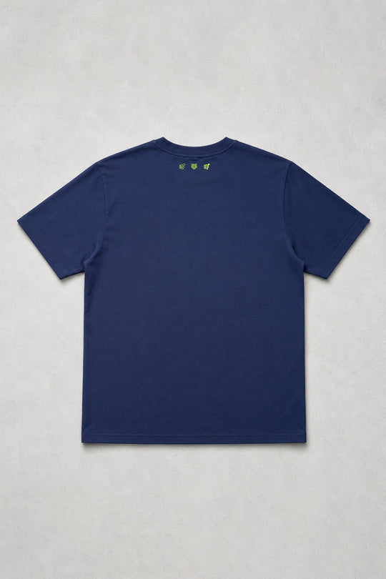 Back to Basics Casual Tee - Navy Blue
