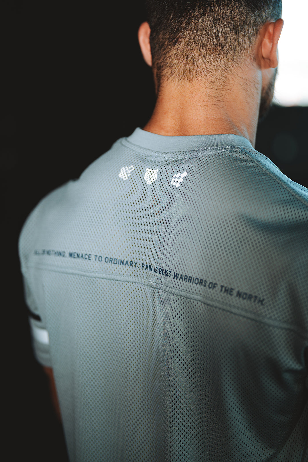 Jed North Warrior V-Neck Jersey - Gray