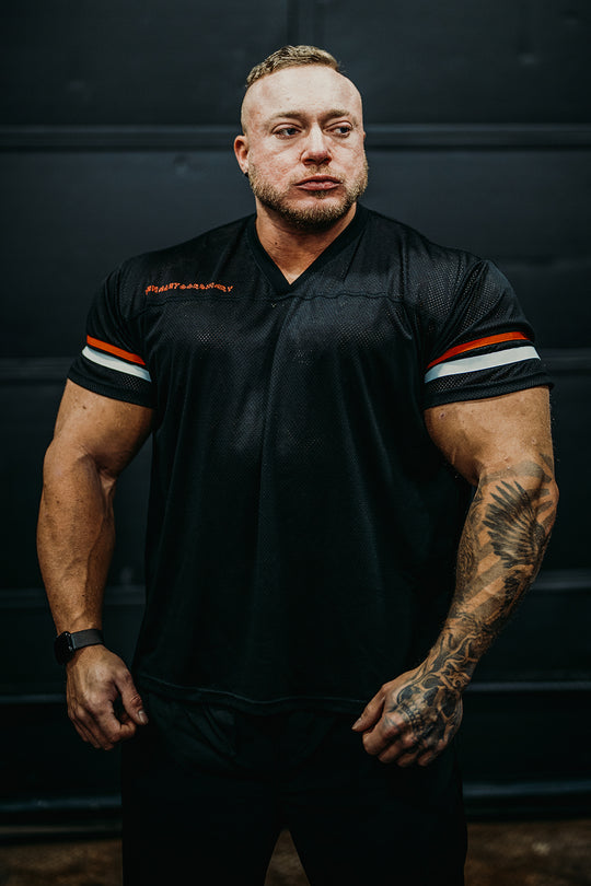 Jed North Warrior V-Neck Jersey - Black